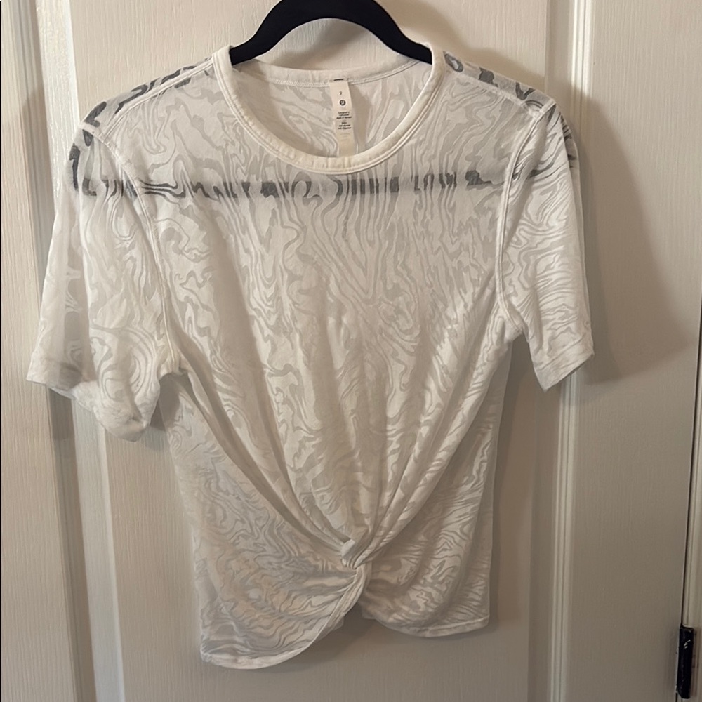 Lululemon Crescent Tee *Veil - Picture 3 of 4